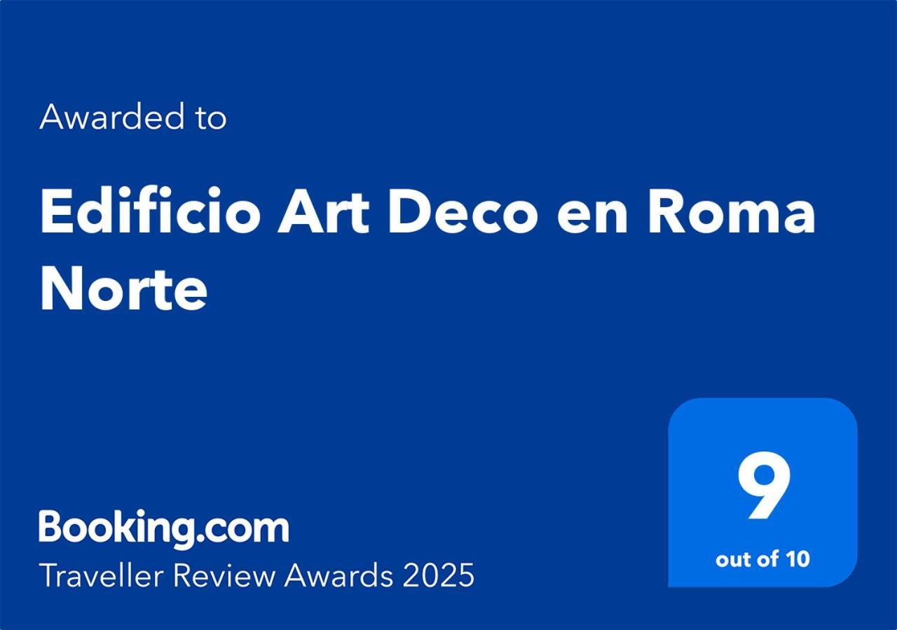 Edificio Art Deco En Roma Norte Cidade do México Exterior foto
